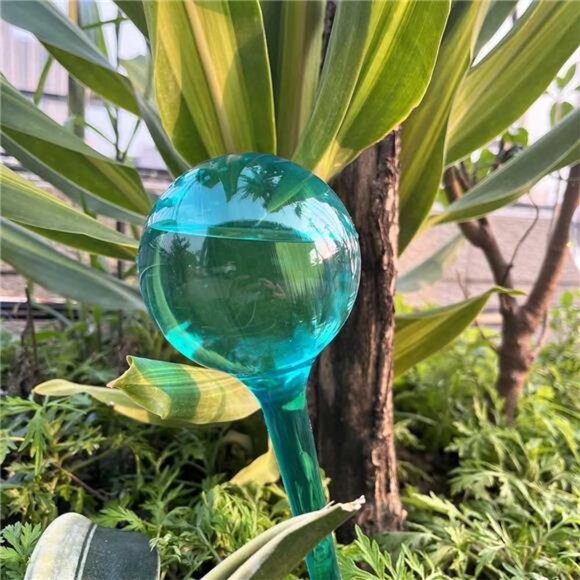 Plant Watering Stakes, Large 12pcs Flower Automatic Watering Bulbs,Plastic Globe - Picture 3 of 7
